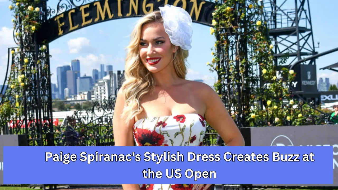 Paige Spiranac’s Stylish Dress Creates Buzz at the US Open